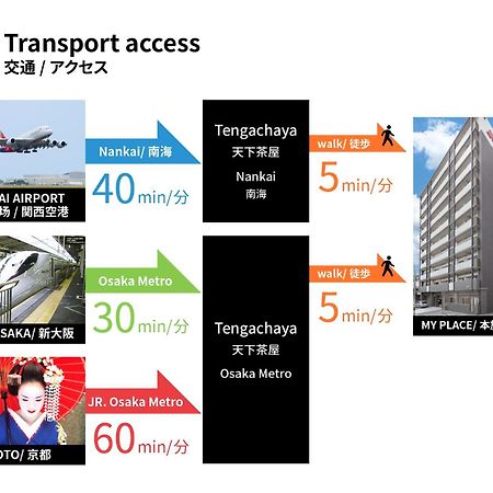 Apartamento Fds Plaisir Osaka Exterior foto